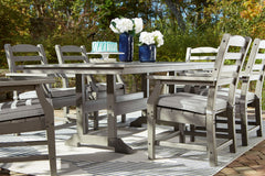 Visola - 7 Pc. - Dining Set with 6 Chairs - Gray