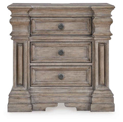 Blairhurst - Three Drawer Night Stand - Light Grayish Brown