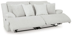 Top Tier - 2-Piece Sectional Loveseat With RAF And LAF Recliner - Alloy