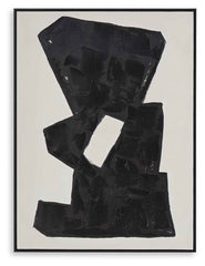 Garviery - Wall Art - Black / Cream