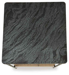 Minrich - Accent Table - Black / Natural