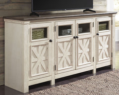 Bolanburg - Extra Large TV Stand - White / Brown / Beige