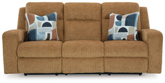 Kanlow - Reclining Sofa - Honey