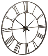 Paquita - Wall Clock - Antique Silver