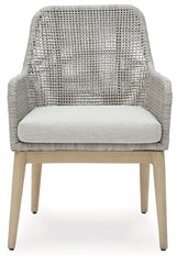 Seton Creek - Arm Chair With Cushion (Set of 2) - Gray