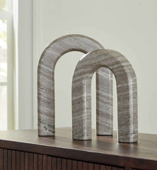 Keithton - Sculpture Set (Set of 2) - Taupe