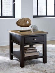Drazmine - Rectangular End Table - Brown