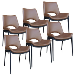 Icona - Dining Chair (Set of 6) - Black Frame