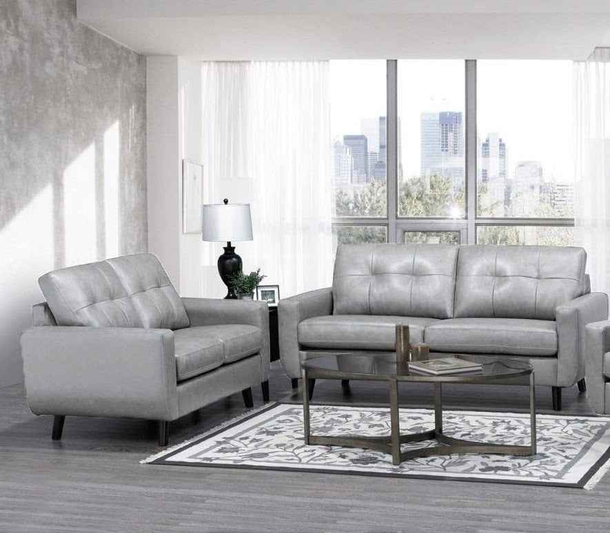 5543 Top-Grain Leather 2-Piece Sofa Set