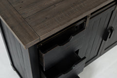 Madison County 60" Barn Door Server - Vintage Black