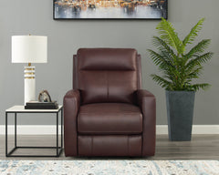 Modena Top-Grain Leather Power Reclining 3-Piece Sofa Set