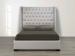 Messina Queen Platform Bed - Grey