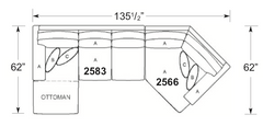 Decor-Rest 2576 Sectional - EXPRESS