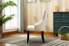 YD-300 PANSY DINING CHAIR BEIGE(SET OF 2)