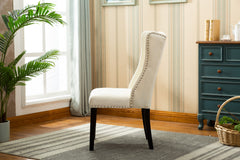 YD-400 MILA DINING CHAIR BEIGE (SET OF 2)