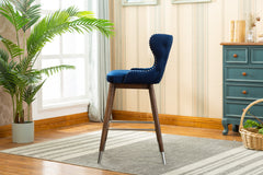 YD-500 CECY BAR STOOL BLUE (SET OF 2)