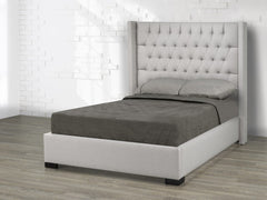 Messina Queen Platform Bed - Grey