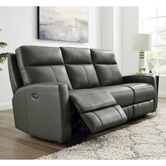 Modena Top-Grain Leather Power Reclining 3-Piece Sofa Set