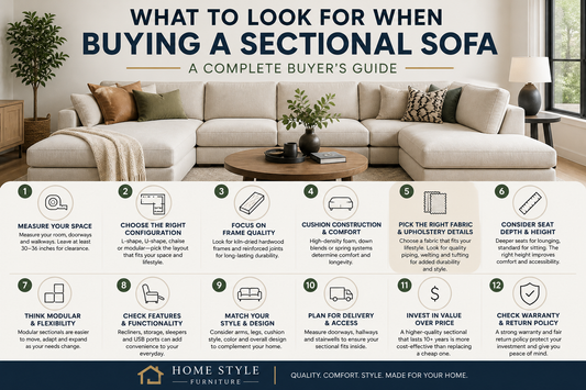 What to Look for When Purchasing a Sectional Sofa