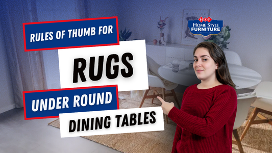 Rules of Thumb for Rugs Under Round Dining Tables