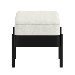 Odell - Storage Bench - Ivory / Black