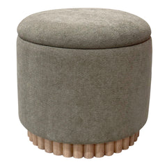 Sadie - Round Storage Ottoman