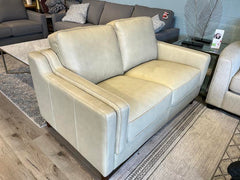 Amax Leather Ballari Loveseat - Floor Model
