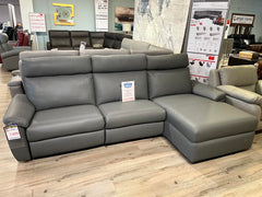 Elran 2-Piece Power Reclining Sectional - FLOOR MODEL