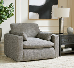 Dramatic Oversized Chair and Ottoman Home Style Furniture Ltd