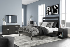 Finch - Six Drawer Dresser - Black