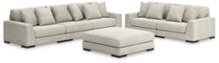 Regent Park Sectional Sofa, Loveseat and Ottoman