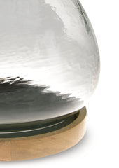 Adalisen - Candle Holder - Clear / Brown