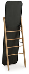 Bronick - Floor Mirror - Black / Brown