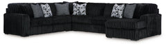 Midnight-Madness - 4 Piece Sectional