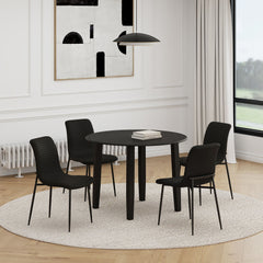 Conrad/Brixx - 5 Piece Dining Set - Black