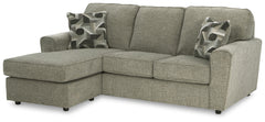 Cascilla Sofa Chaise and Ottoman