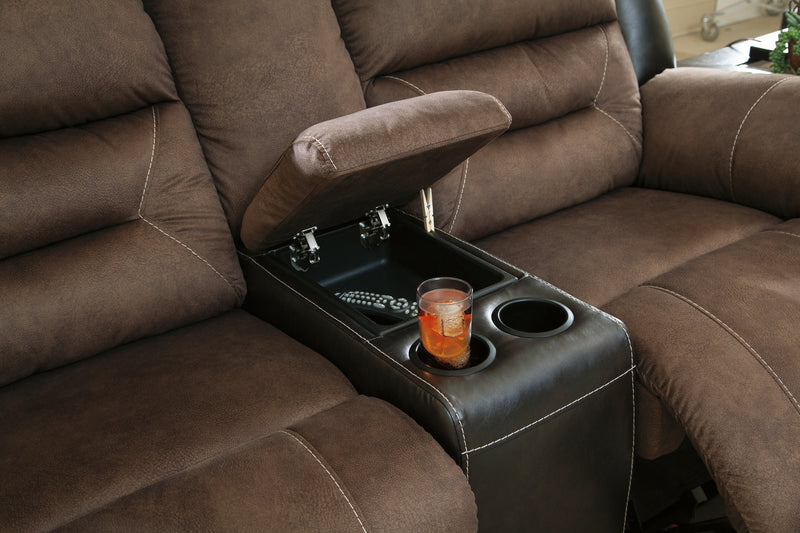 Earhart Reclining Loveseat with Console