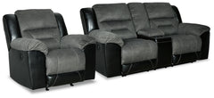 Earhart Reclining Loveseat and Recliner