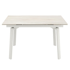 Bellaro/Caspian - 7 Piece Dining Set - Travertine / Sand