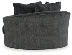 Biddeford 2-Piece Sectional and Oversized Swivel Accent Chair