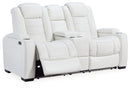 Party Time Power Reclining Sofa and Loveseat with Power Recliner