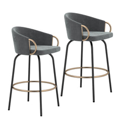 Lavo - Swivel Counter Stool (Set of 2)