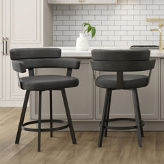 Oberon - Swivel Counter Stool (Set of 2)