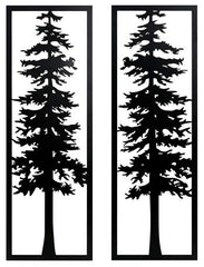 Bondwell - Indoor/Outdoor Wall Decor Set (Set of 2) - Black