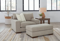 Maggie Oversized Chair and Ottoman