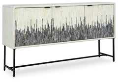 Freyton - Accent Cabinet - White / Gray
