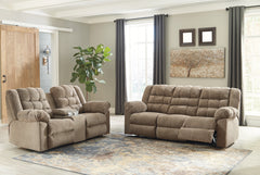 Workhorse Reclining Sofa and Loveseat