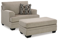 Stonemeade Oversized Chair and Ottoman