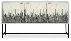 Freyton - Accent Cabinet - White / Gray