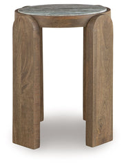 Gavrilley - Accent Table - Gray / White / Brown